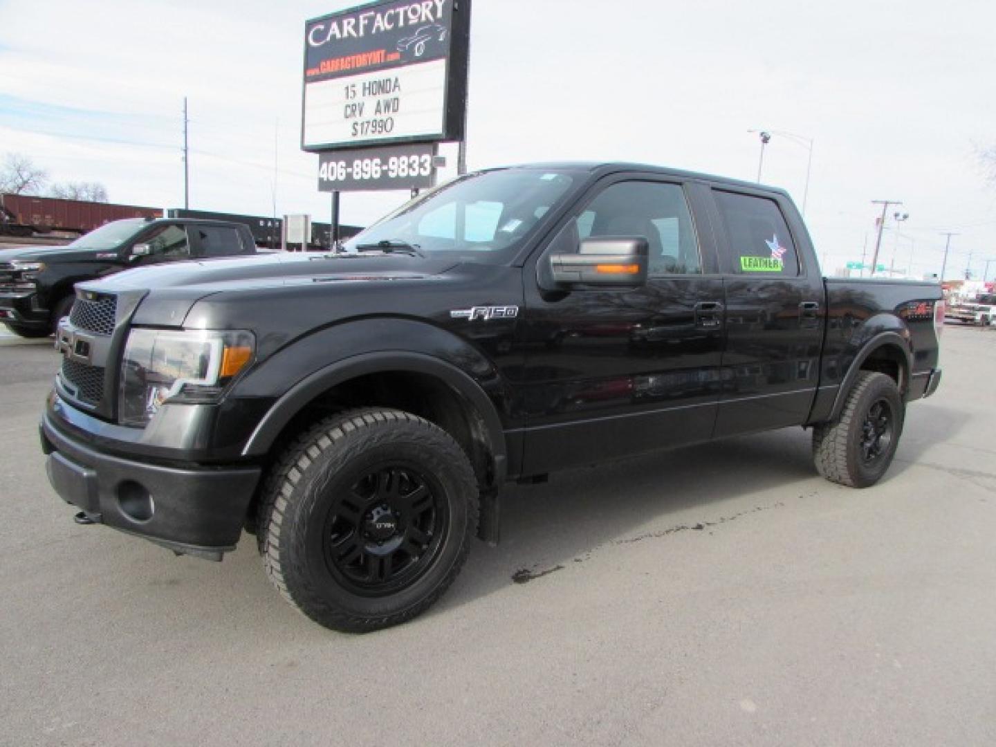 2010 Black /Black Ford F-150 FX4 Luxury (1FTFW1EV3AF) with an 5.4 V8 engine, 6 speed automatic transmission, located at 4562 State Avenue, Billings, MT, 59101, (406) 896-9833, 45.769516, -108.526772 - 2010 Ford F-150 FX4 Luxury SuperCrew 4WD - Leather - Low miles! 5.4L V8 SOHC 24V FFV Engine - 6 speed automatic transmission - 4WD - FX4 Luxury - 115,211 miles FX4 Luxury package - climate control - tilt steering wheel - Sony touchscreen audio with bluetooth - Microsoft SYNC to pair your devic - Photo#0